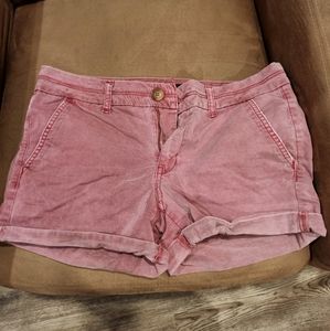 Light maroon or dark dusty pink AE midi shorts